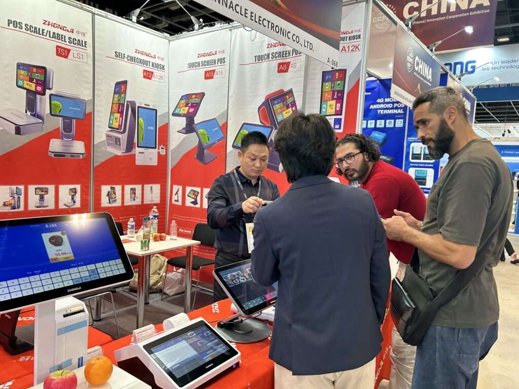 Suzhou Pinnacle Electronics Debuts at Paris Retail Week, Smart Products Lead European Retail Upgrade（images 1）