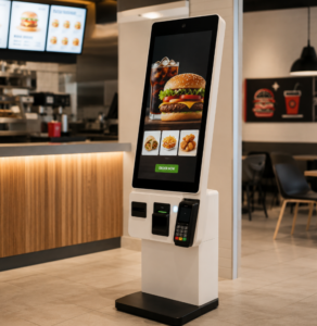 Equipos de punto de venta para restaurantes de comida rápida: mostrador...